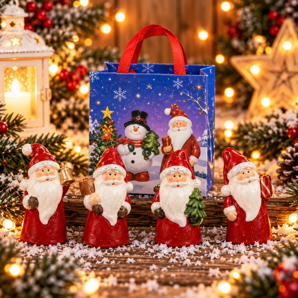 Santa v dárkové taštičce