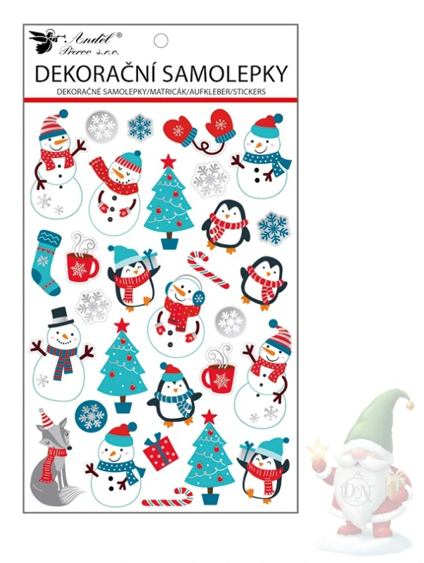 samolepky sněhuláci