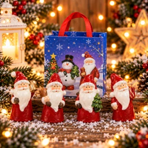 Santa v dárkové taštičce