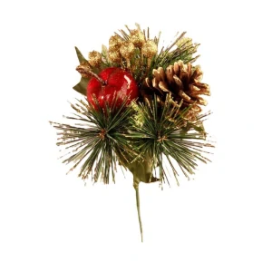 Vánoční zápich - zlatý 20cm