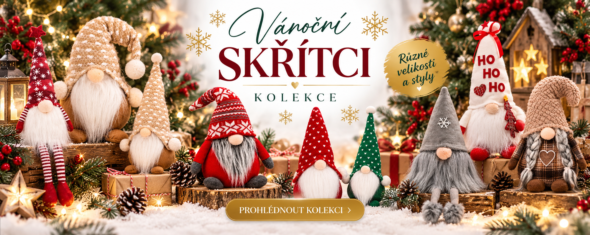 Nová kolekce vánočních skřítků